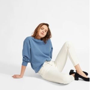 NWOT Everlane Mid-Rise Skinny Jean in Bone 27 Tall